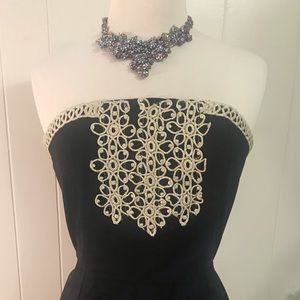 Strapless back dress
